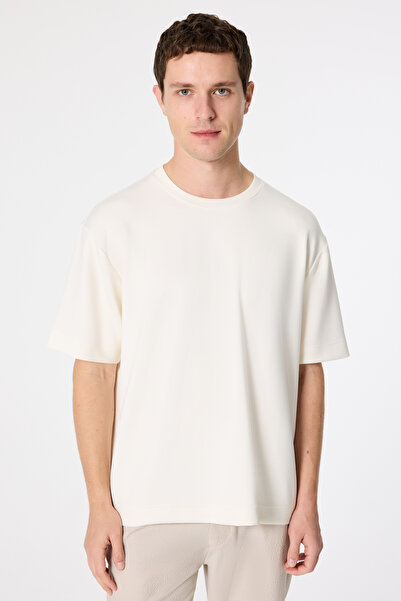 Tween Relaxed Fit Ekru T-Shirt
