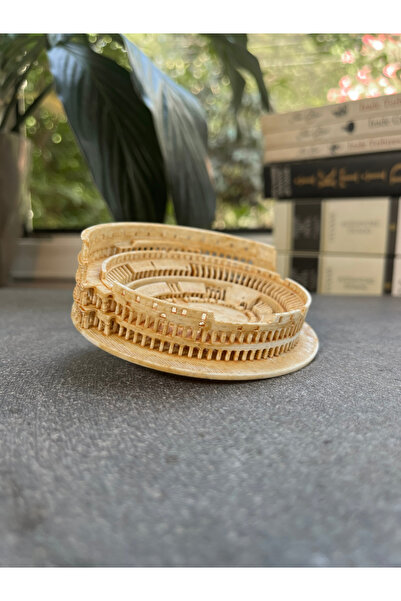 KALIPDIŞI 3D Dekoratif Kolezyum (Colosseum) Minyatür Maketi - Antik Roma Kole...