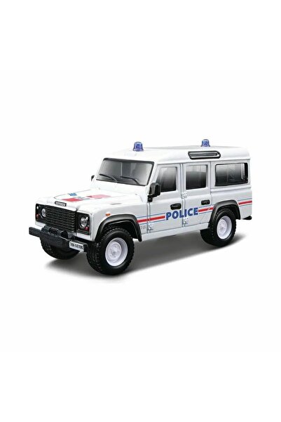 Bburago Junior Land Rover Defender 110 1:50 poliție pompieri Bburago