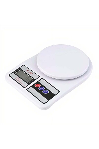 hey Cântar electronic de bucătărie, 23 x 15 cm, Plastic, 10 kg/10000 g, Alb