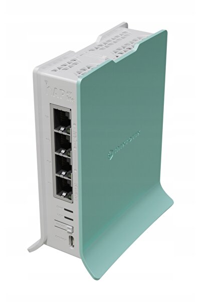 MIKROTIK hAP ax lite, L41G-2axD punct de acces router WiFi 2.4GHz + sursă de ...