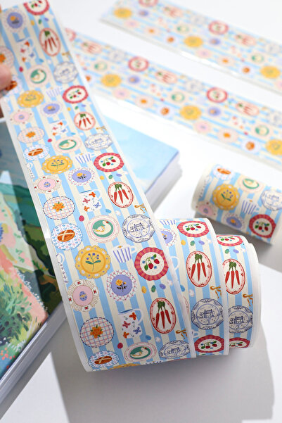 Hume Craft 2 Meters Cute Sequin Patterned Washi Tape / Washitape / Bullet Jou...