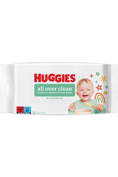 Huggies Μωρομάντηλα, 56 τεμάχια, απαλός καθαρισμός, για ευαίσθητο δέρμα