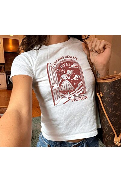 Grafftee Clothing Leaving Reality Printed Women's Body Tee
