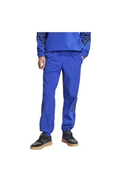 adidas Pantaloni din fleece polar pentru bărbați Future Icons cu 3 dungi, măr...