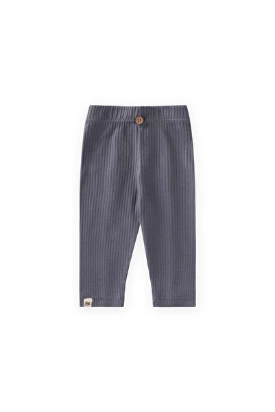 Cigit Ribbed Leggings 0-5 Years Gray