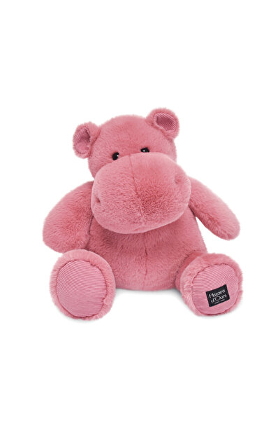 Histoire d'Ours Jucărie de pluș hipopotam, roz, HIPFUN - 40 cm
