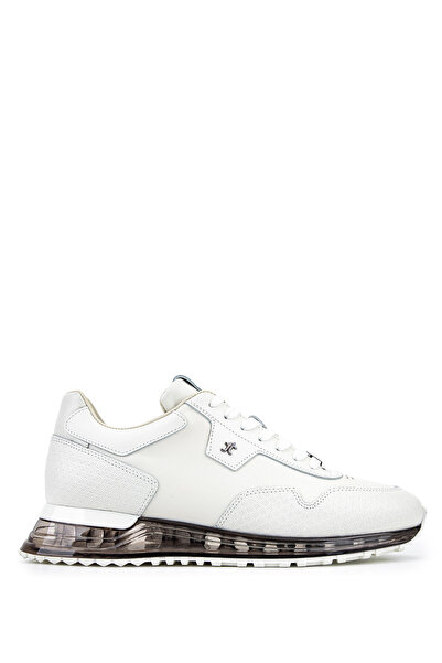 Tamer Tanca Erkek Hakiki Deri Beyaz Sneakers & Spor Ayakkabı