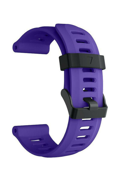 OEM Λείο λουράκι σιλικόνης μωβ (Fenix 3 / 5X / 5X Plus / 6X / 6X Pro / 7X / 7...