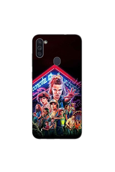 OEM Husa compatibila cu Samsung Galaxy A11 Silicon Gel Tpu Model Stranger Thi...