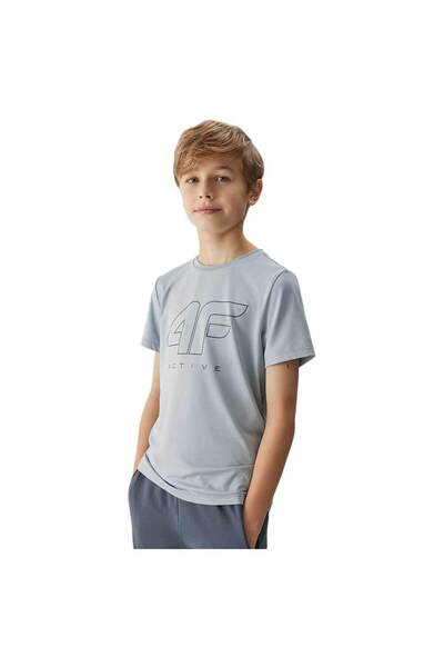 4F Tricou pentru copii cu mânecă scurtă 122/128
