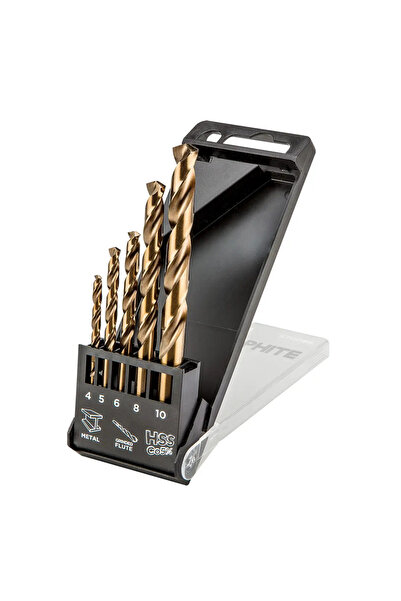 graphite Burghiu cilindric Topex Metal Cobalt 4 5 6 10 8 mm Set (57H086)