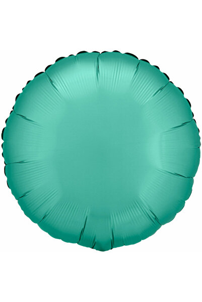 AMSCAN Balon Folie Verde Jad Lucios Rotund 43cm 9914104
