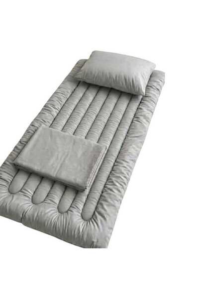 Back House Guest Comfort Set – Cotton Sleeping Mattress with Pillow, Blanket ...