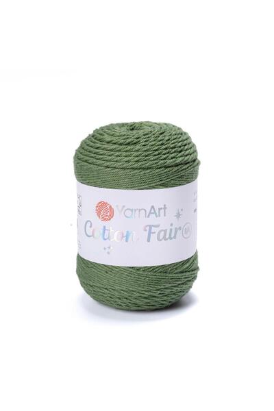 Yarnart COTTON FAIR 8/4 - Ață de tricotat VERDE-5553