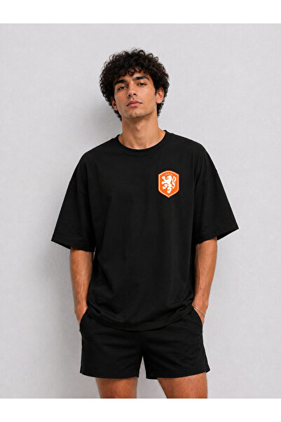 ZAVIXO Men's Casual Oversize T-Shirt – Breathable 100% Cotton Fabric