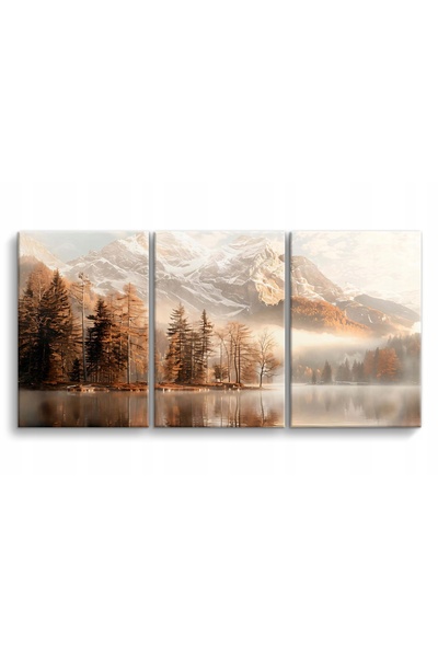 DecoWalls Set Tablouri Mountain Landscape, Deco Walls, Digital Print, Pentru ...