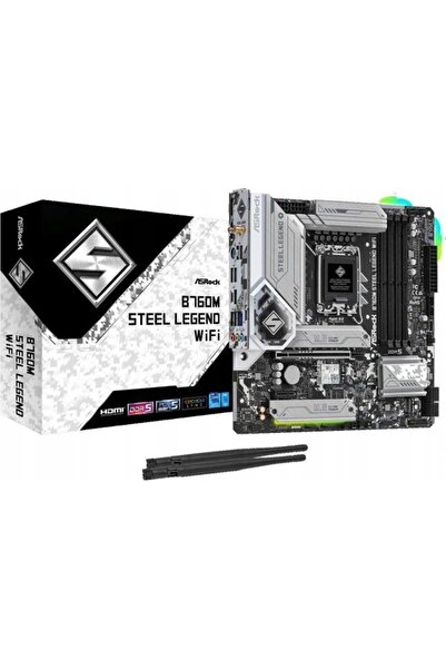 Kraft&dele Placă de bază ASrock B760M Steel Legend WiFi DDR5 microATX Intel s...