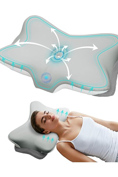 OEM Pernă Ortopedică Ergonomică din Spumă cu Memorie Cooling Confortabilă Gri