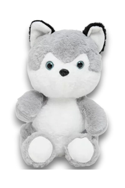SELAY TOYS Plush Gray Husky 25 cm 4442