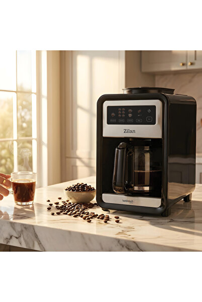 Zilan Coffee maker with integrated grinder ZLN9001, Touch screen, 850 ml (up ...