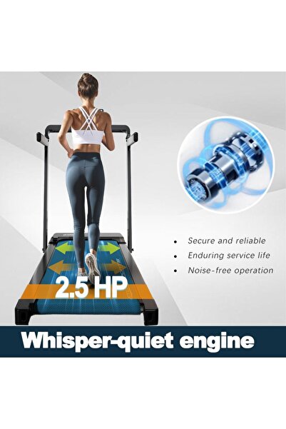 miracle fitness Body Strong Walking Pad 2 IN 1 Folding Treadmill JC-590F
