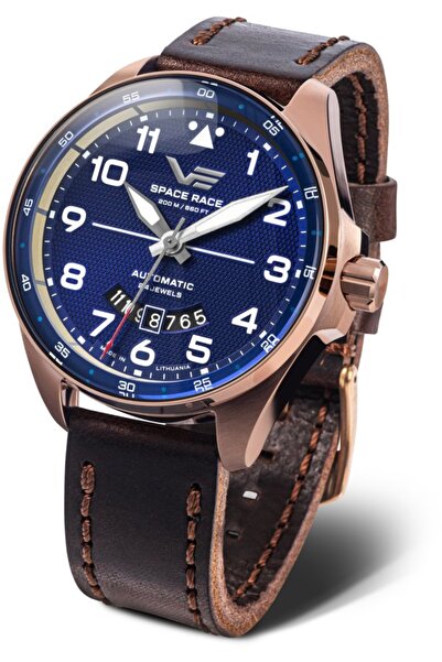 Vostok Europe Ceas bărbătesc NH35A-325B746 — albastru marin clasic, rezistent...