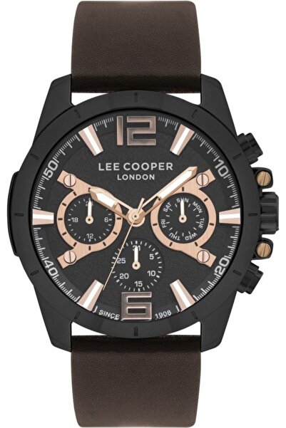 Lee Cooper Ceas de modă maro pentru bărbați LC07613.654 — ideal ca un cadou.