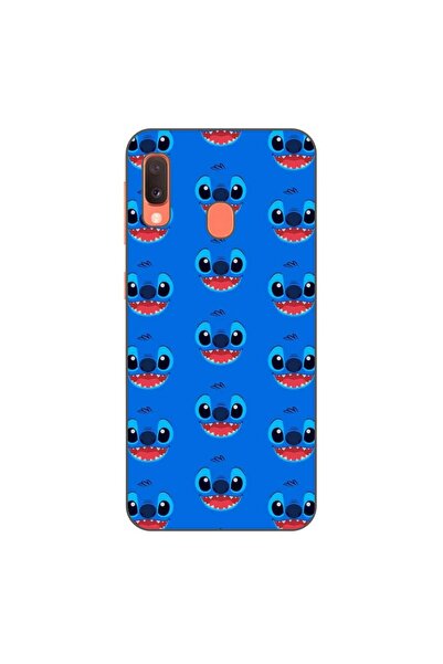 OEM Husa compatibila cu Samsung Galaxy A20e Silicon Gel Tpu Model Stitch Face...
