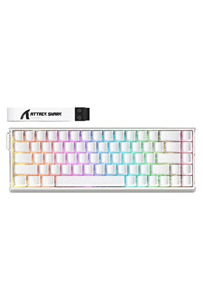 Meyer Gaming Attack Shark X68MAX HE 8K Rapid Trigger Manyetik Switch Oyuncu K...