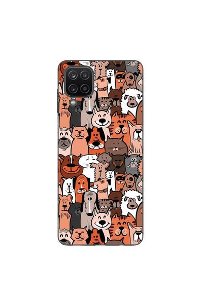 OEM Husa compatibila cu Samsung Galaxy A12 Silicon Gel Tpu Model Caini si Pis...