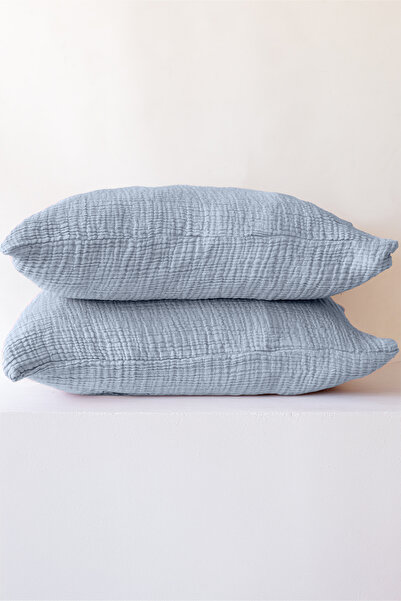 vivamaison 4 Layer Muslin Pillowcase Set of 2 50X70 cm 100% Cotton Breathable