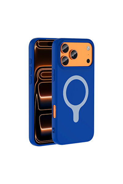 Nezih Case iPhone 17 Pro Max Uyumlu Magsafe Sarj Destekli Soft Design Premium...