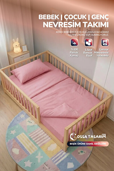 yasetex tasarım 100% Cotton Poplin Children's Youth Duvet Cover Set 3 Piece D...