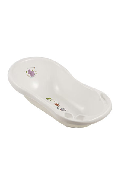 Keeeper Cădiță pentru bebeluși cu capac, albă, 84 x 49 x 29 cm