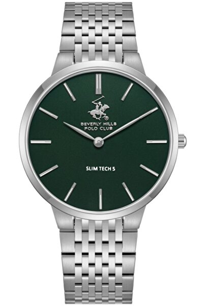 Beverly Hills Polo Club Ceas de modă verde pentru bărbați BEVERLY HILLS BP377...