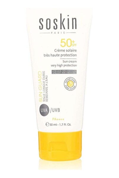 SOSKIN كريم واقي من الشمس بحماية عالية جداً SPF50+ 50 مل # 1734