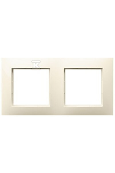OSPEL Ornament priza modulara, Ospel, Cadru R-2U/27, Bej