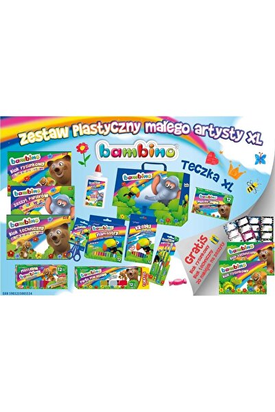 Bambino Excursie la școală - artă stabilită de un mic artist XL: servietă, pl...