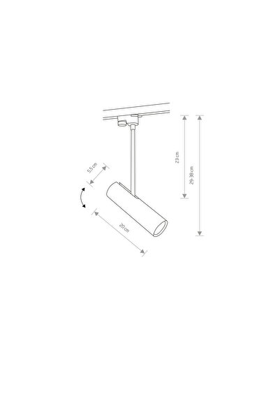 Nowodvorski PROFIL EYE SUPER C GU10 FARURI ALB 9245