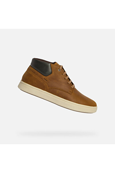 Geox Pantofi bărbătești până la gleznă, de culoare maro deschis, Baltmoore