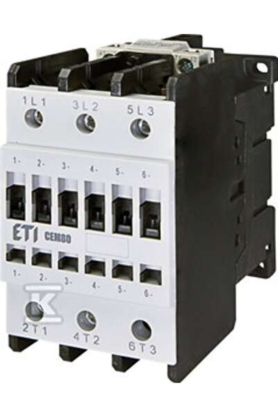 ETI Polam Contactor motor CEM80.11 1NO+1NC 230V 004650133