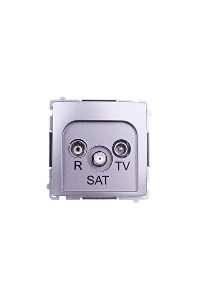 Kontakt-Simon Antenă de bază R-TV-SAT cu soclu 10dB inox (BMZAR-SAT10/P.01/21)