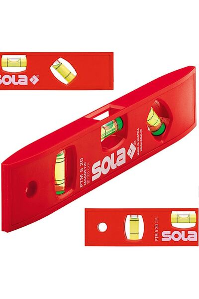 Sola co Nivelă din plastic SARE 20cm PTM 5