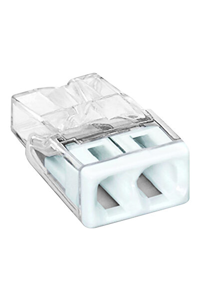 WAGO CUPLER RAPID 2273-202 2X0.5-2.5 MM2 ALB 5 BUC