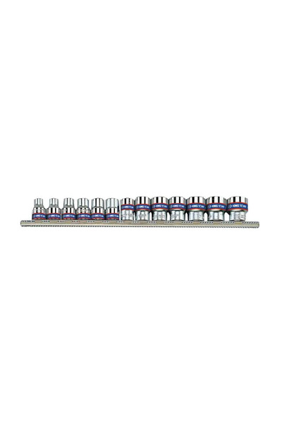 King Tony Set de chei hexagonale scurte 3/8 ", 13 piese, 7 - 19mm, cromate, p...