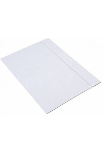 Barbara Dosar din carton A4 280 g/m² cu bandă elastică alb