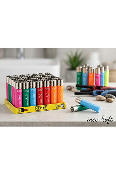 Clipper Çakmak 48'li Paket Premium Tasarım ince soft