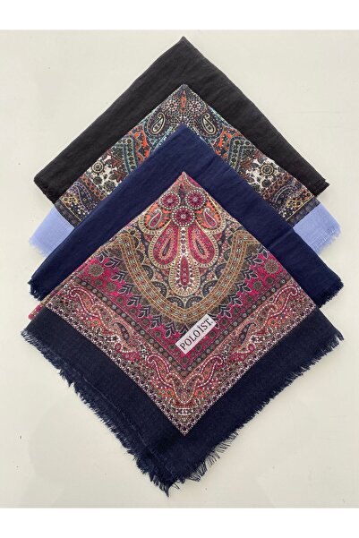poloist 4 Mixed Patterned Cheesecloth Writing