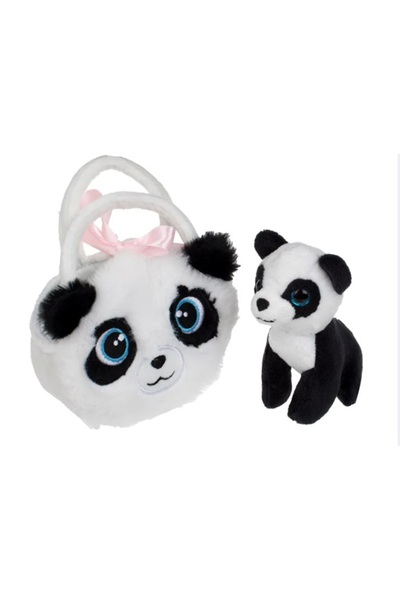 OEM Mini panda de pluș în pungă 11 cm